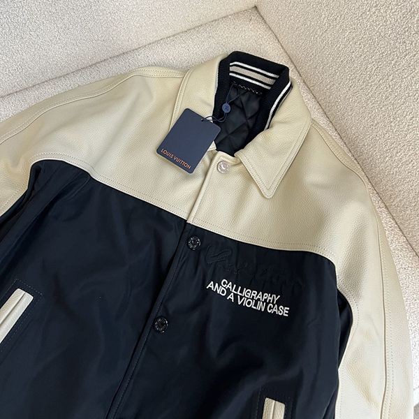 お洒落な ルイヴィトン【レザーアンドナイロンブルゾン 偽物】 1AFAGK